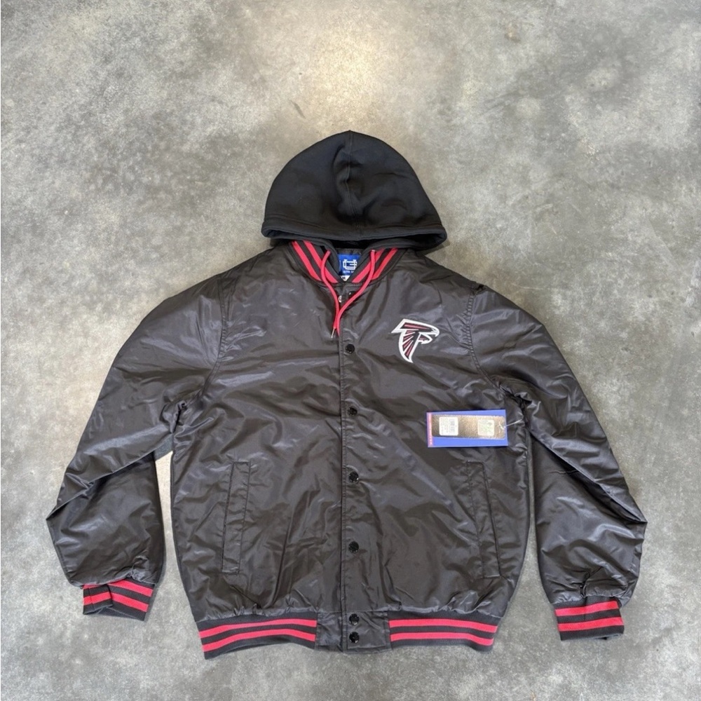 NFL Black and Red Bomber Jacket